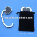 Zinc alloy Bag Hanger, Flannelette bags Purse Hanger/Hook